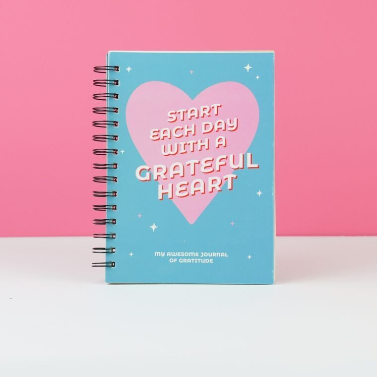 Pink Heart Girls Gratitude Journal for Kids, Teens