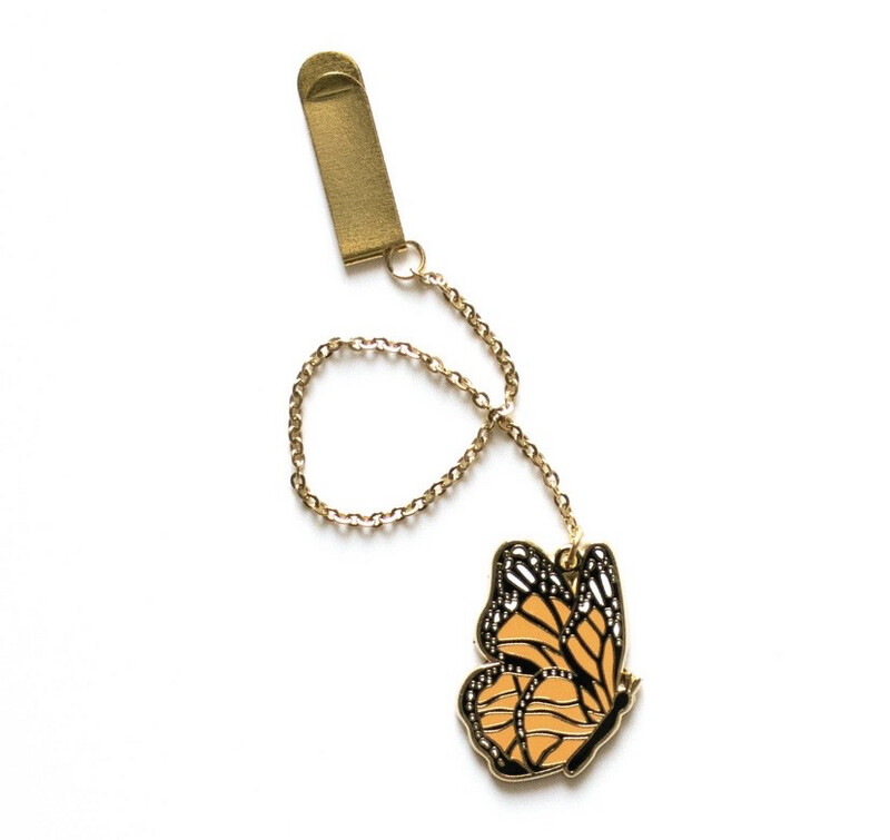 Butterfly Enamel Bookmark