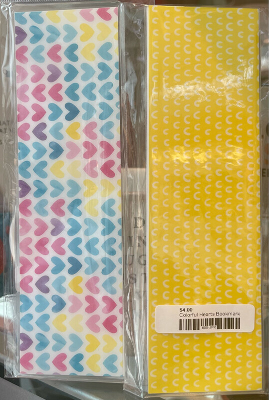 Colorful Hearts Bookmark