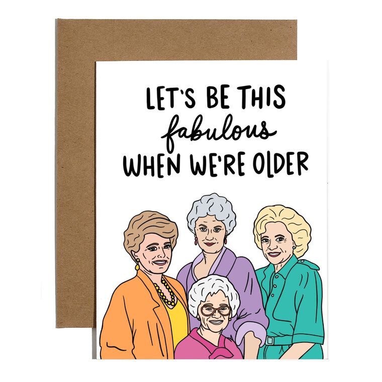GOLDEN GIRLS BIRTHDAY CARD