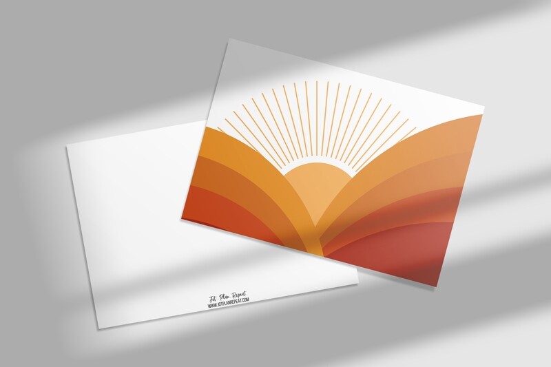 Sunrise/Sunset Thank You Cards