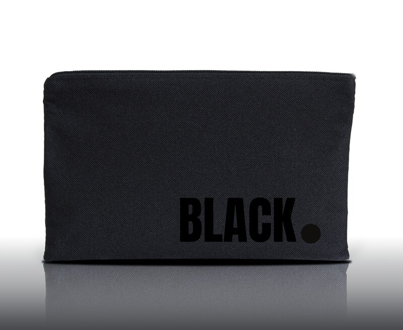 Black. Pouch