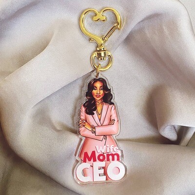 CEO Mom Keyring