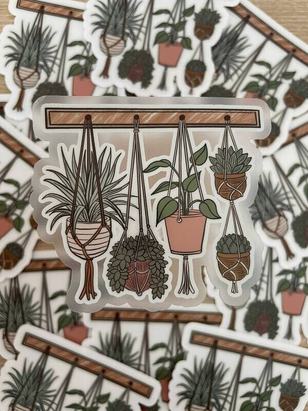 Hanging Plants Sticker