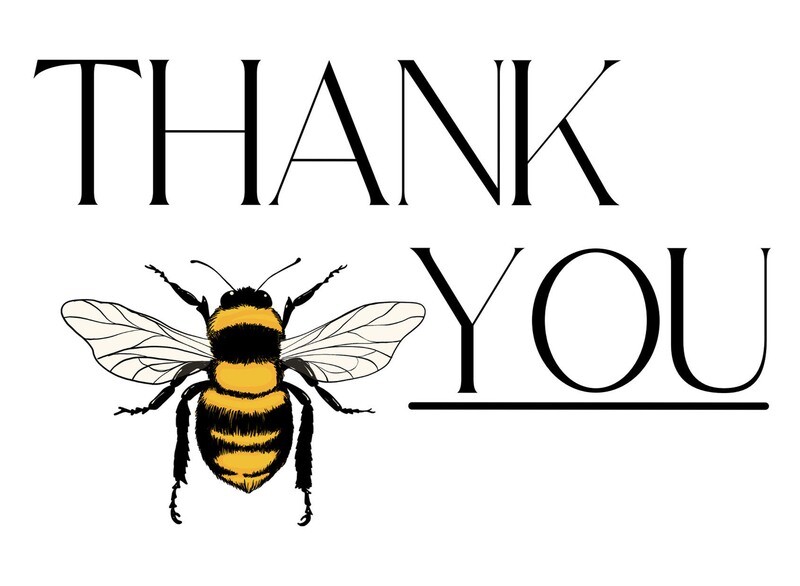 Bee Thank You Cards