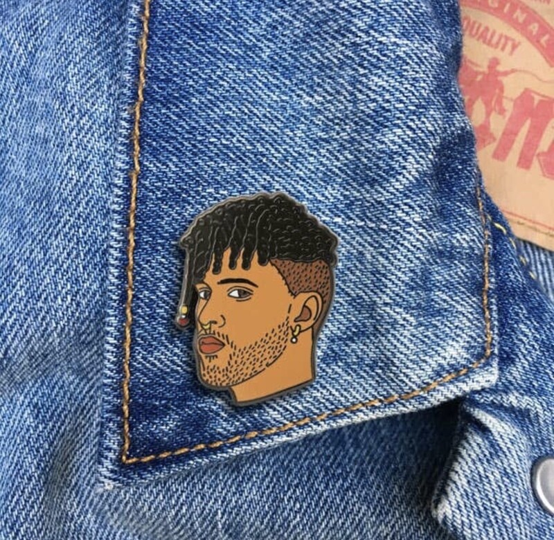 Bad Bunny Enamel Pin