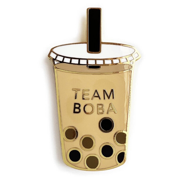 Team Boba Enamel Pin