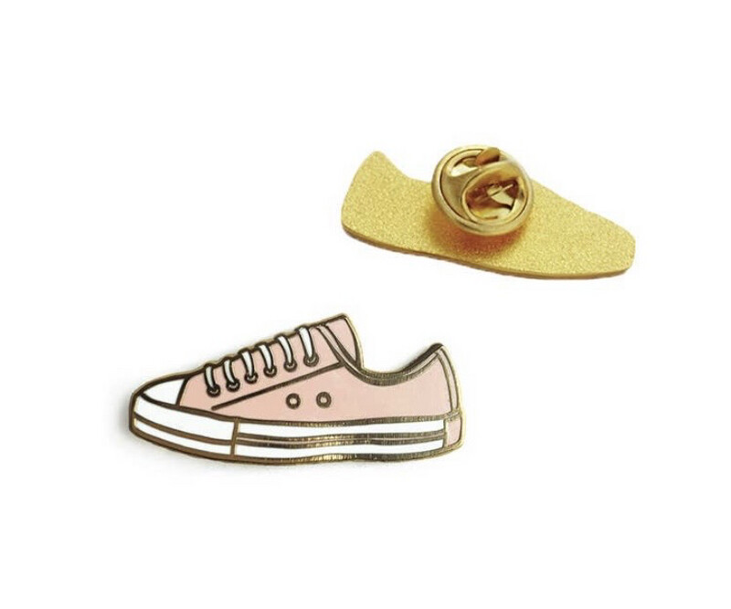 Pink Converse Enamel Pin
