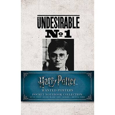 Harry Potter: Wanted Posters Pocket Notebook Collection (Set of 3)