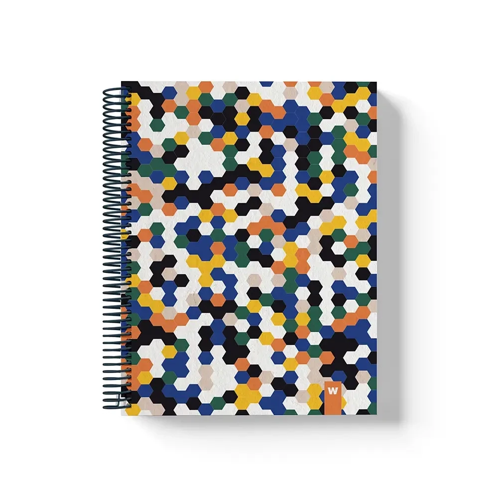Colorful Spiral Notebooks | Hexagon