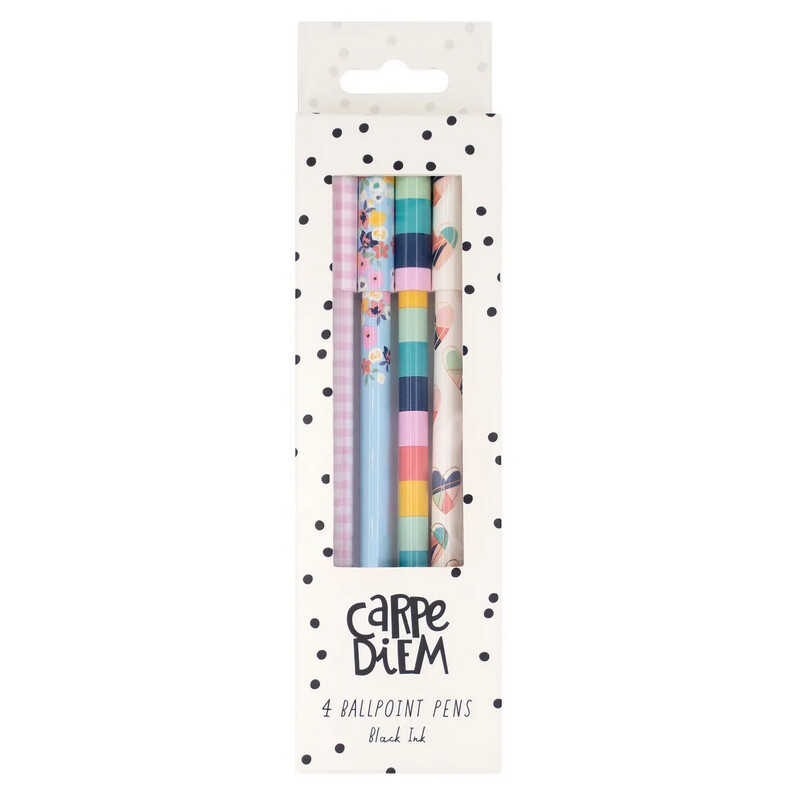 Hearts Ball Point Pen 4 Pack