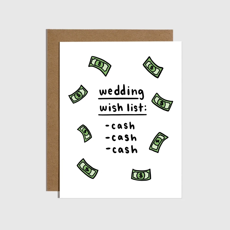 Wedding Wishlist Card