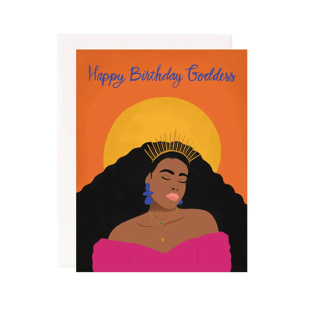 Happy Birthday Goddess Birthday Card