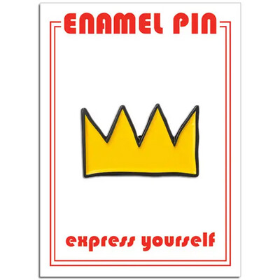 Crown Enamel Pin