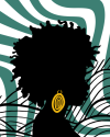 Afro Swirl Notebook Journal