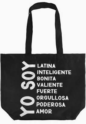 Yo Soy Black Tote