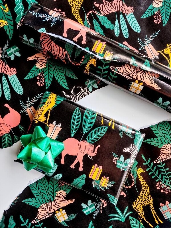 Jungle Print Wrapping Paper