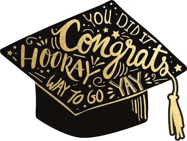 Graduation Cap Diecut Card