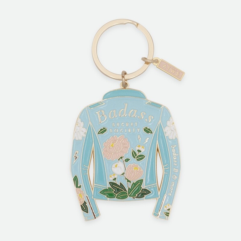 Badass Enamel Keychain