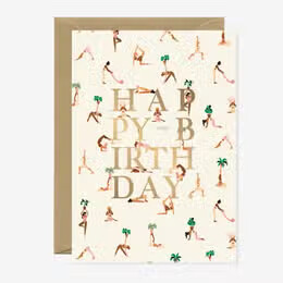 HBDAY Yoga Card