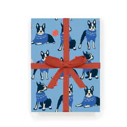 Terrier Wrapper Paper (Blue)