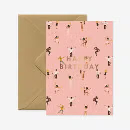 Happy Birthday Dancers Card