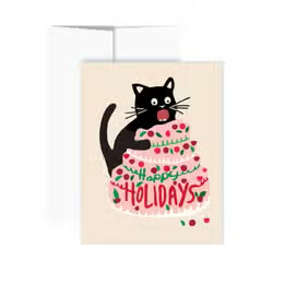 Holiday Cake Greeting Card