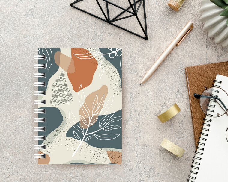 Natural Flower Spiral Journal