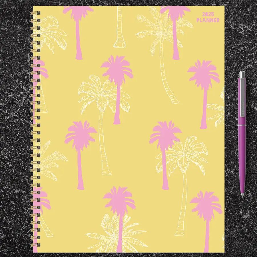 2025 Palms &amp; Sunshine Large Weekly Monthly Planner