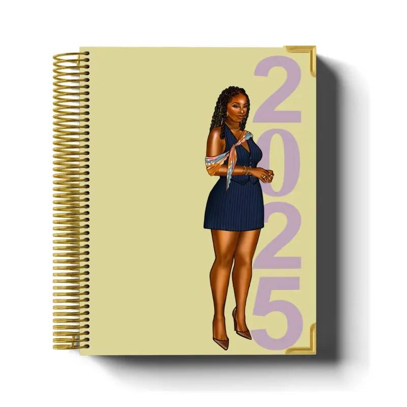 2025 Weekly Paper Penie Planner: Ms Meera