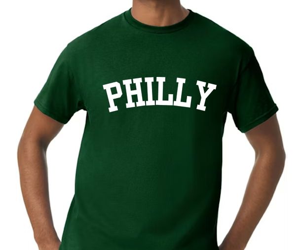 Philly T-shirt- forest green