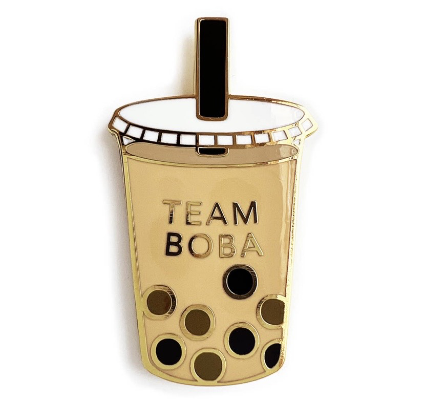 Team Boba Enamel Pin
