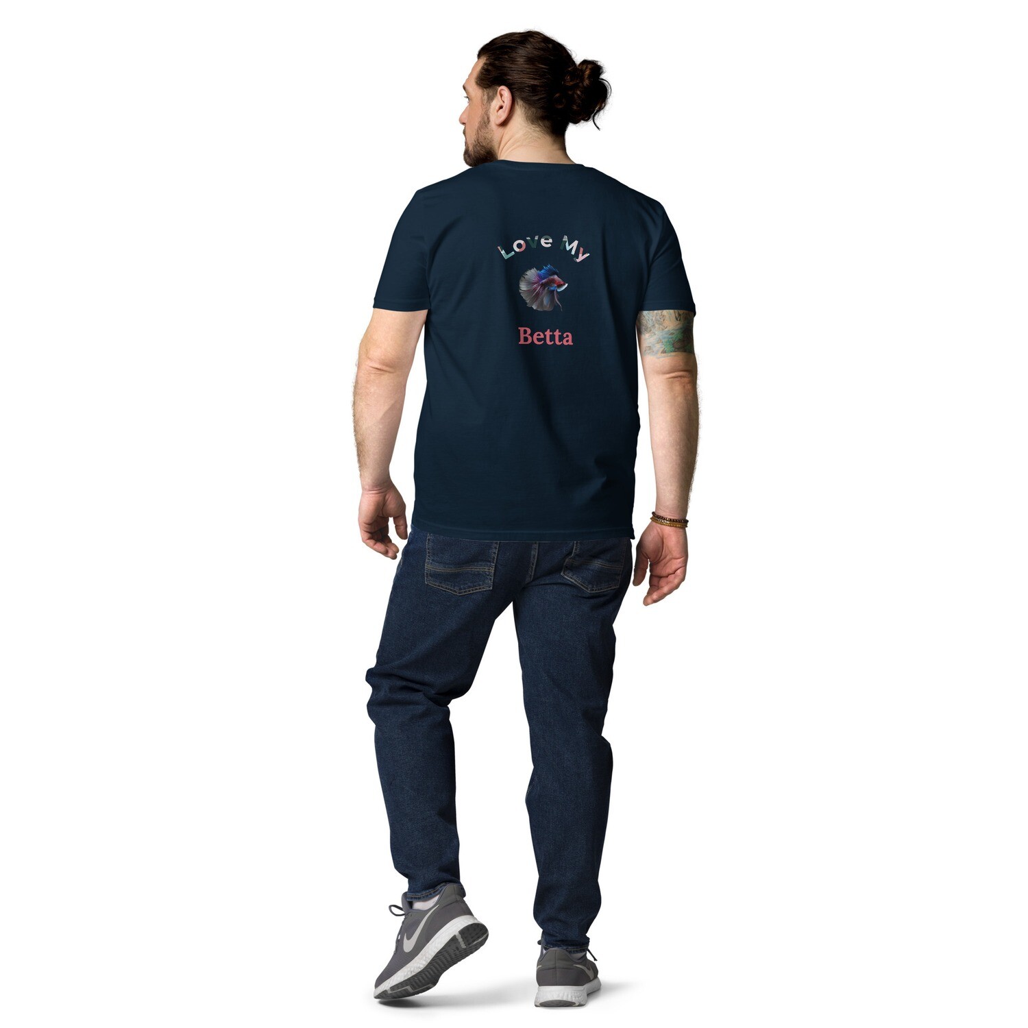 Small Print Love My Betta - Unisex organic cotton t-shirt