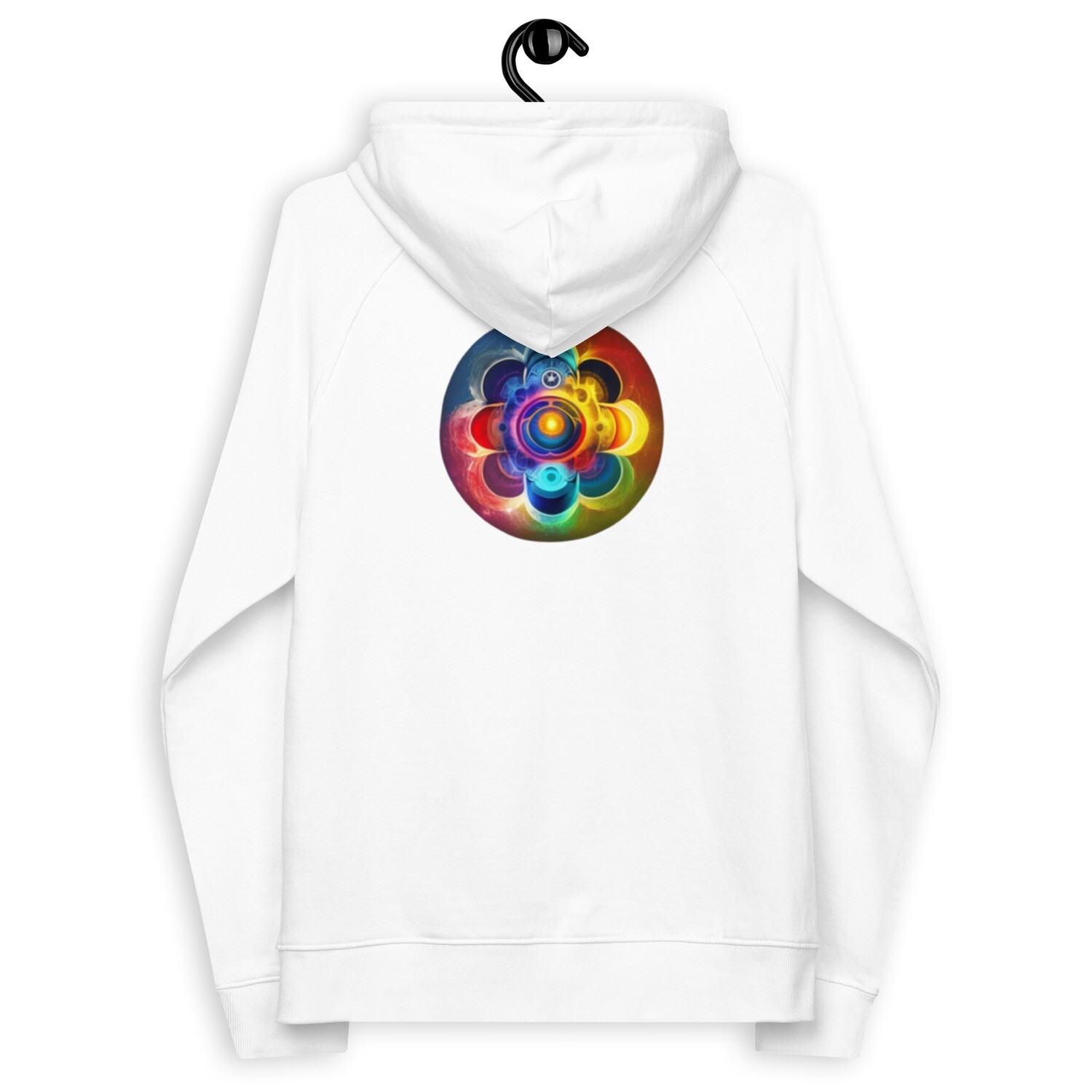 7 Chakras - eco raglan hoodie