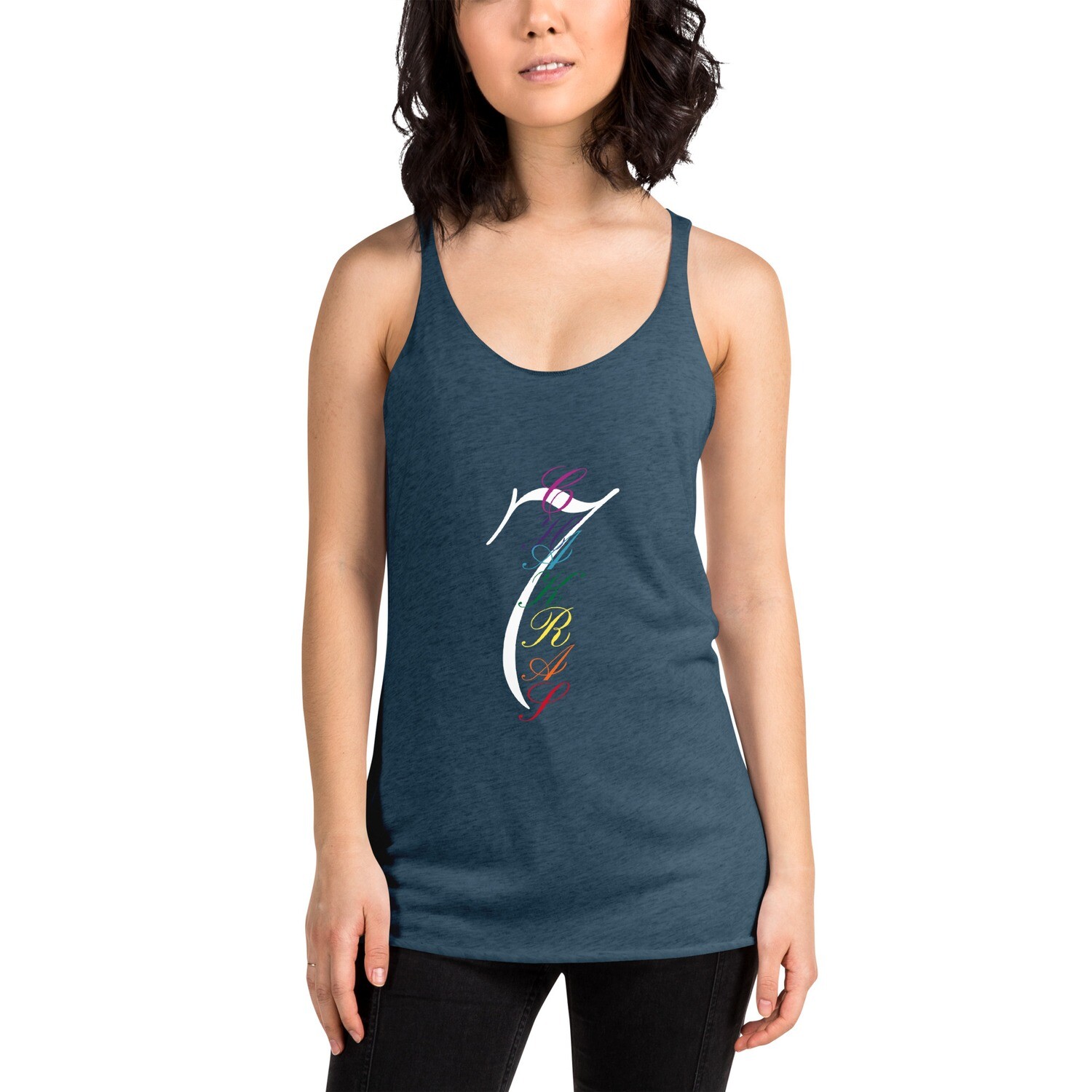 7 Chakras Women's Racerback Tanks