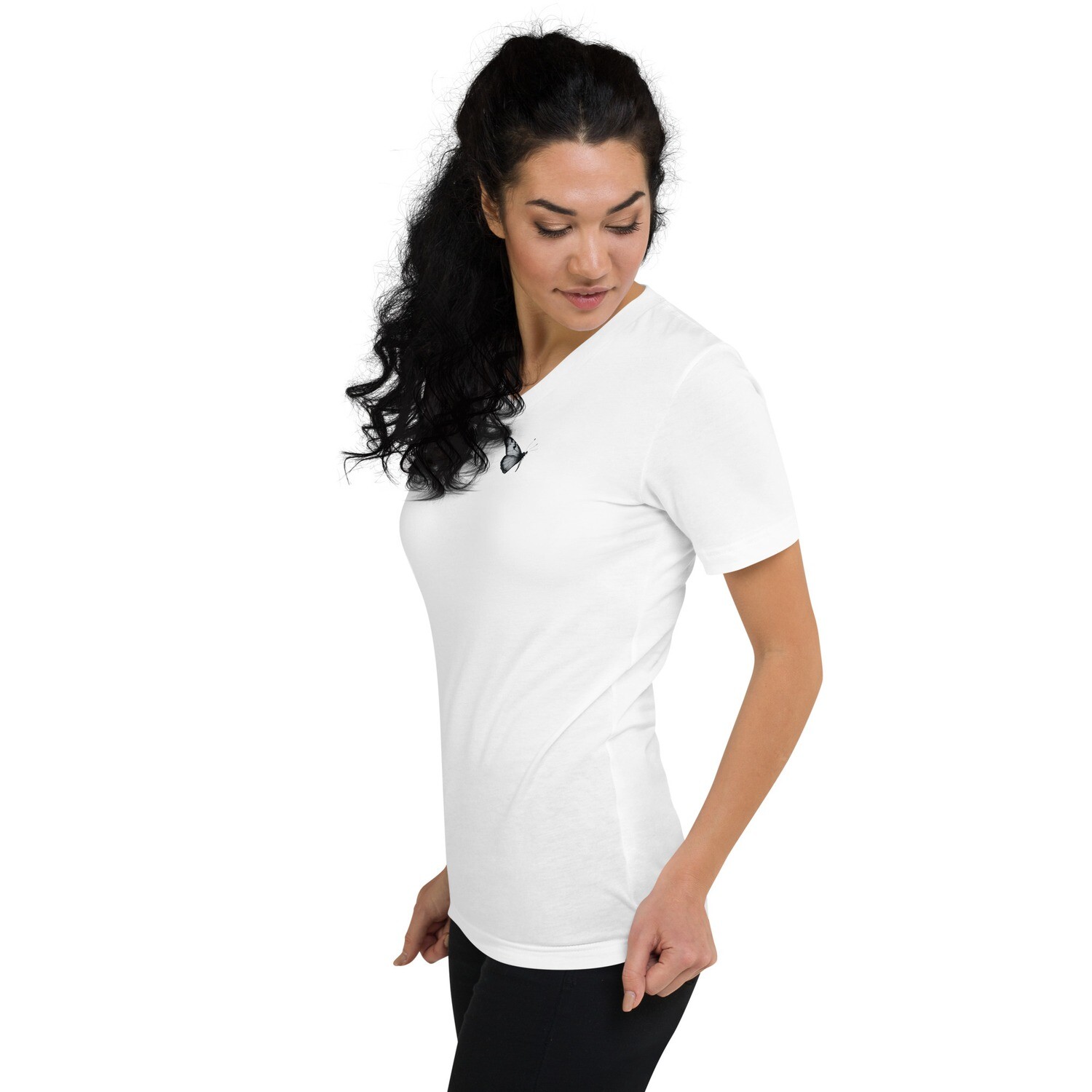 Butterfly V-Neck T-Shirt