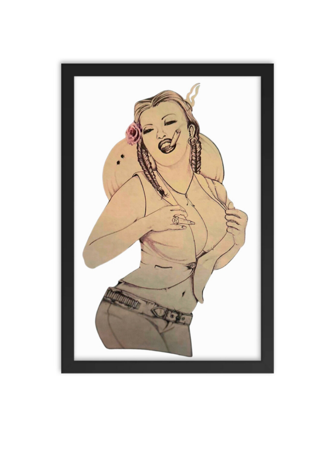 Chicana Amor - Framed Poster/Limited Edition - Rare