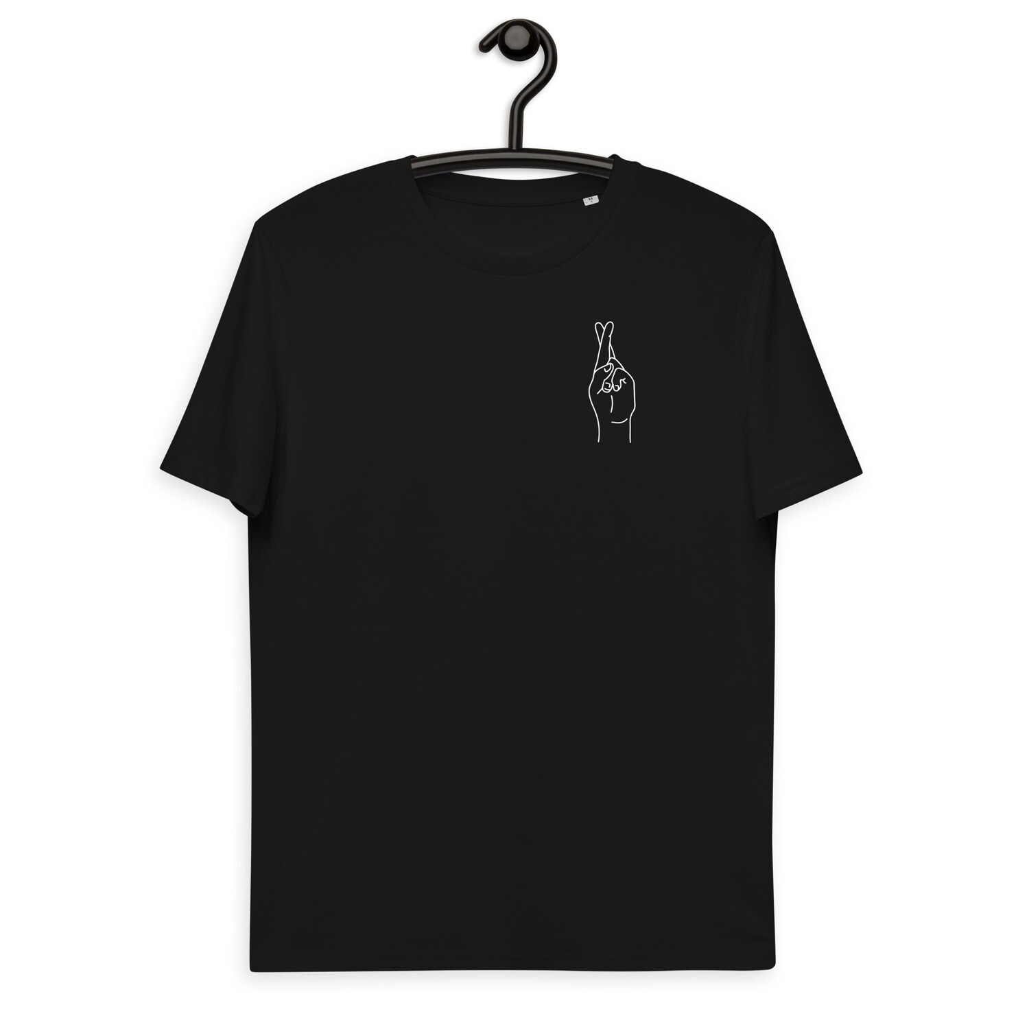 Fingers Crossed Unisex organic cotton t-shirt
