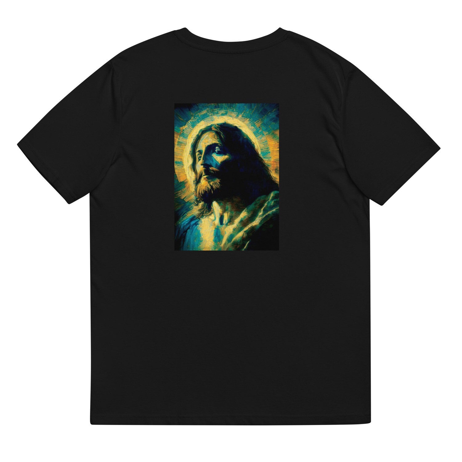 Fingers Crossed Unisex organic cotton t-shirt, Color: Black, Size: S