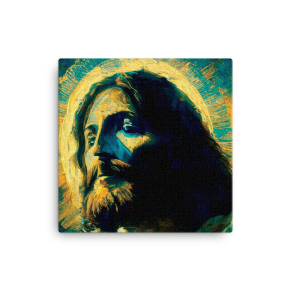 Jesus - Post Impressionism on Canvas