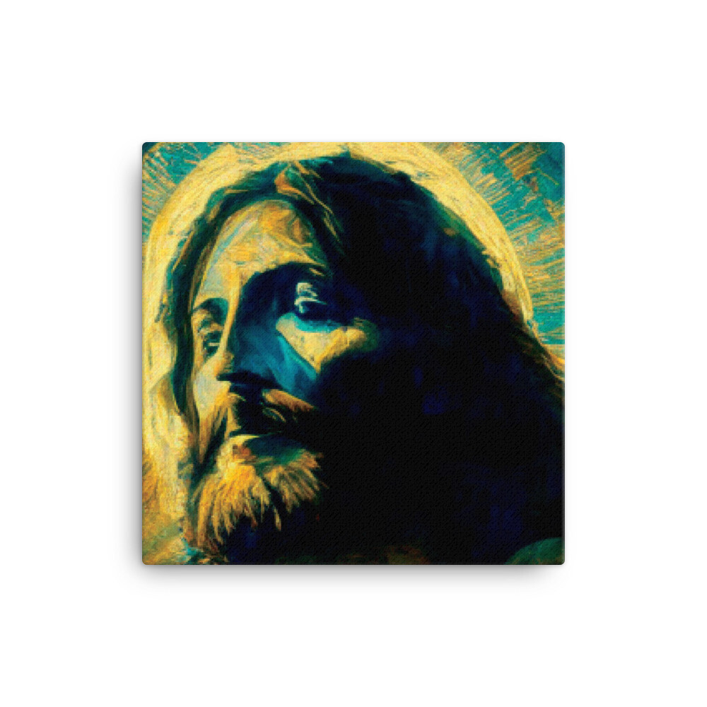 Jesus - Post Impressionism on Canvas