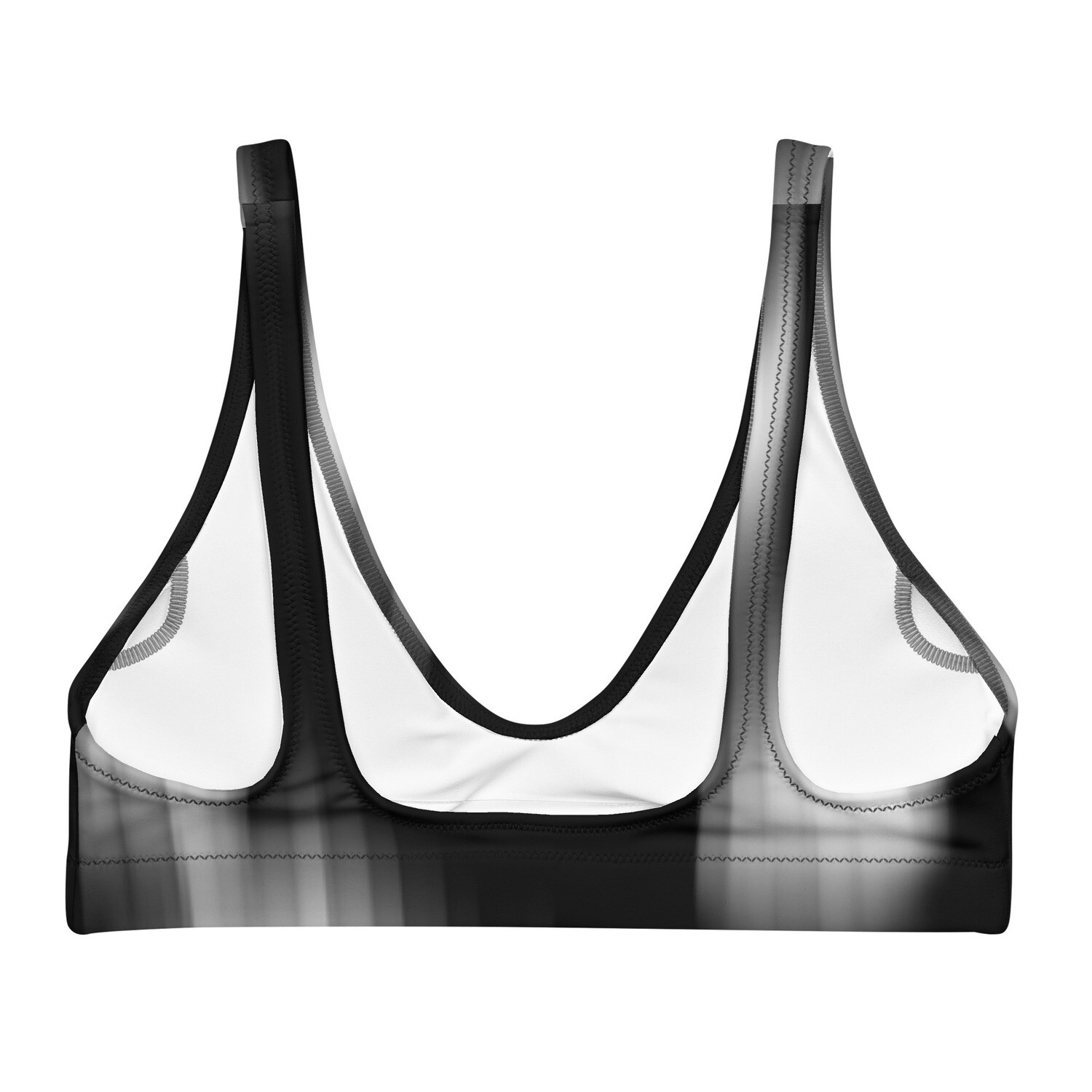 Faded padded bikini top