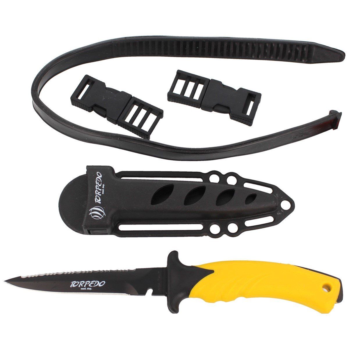 Torpedo 11 knife teflon yellow handle