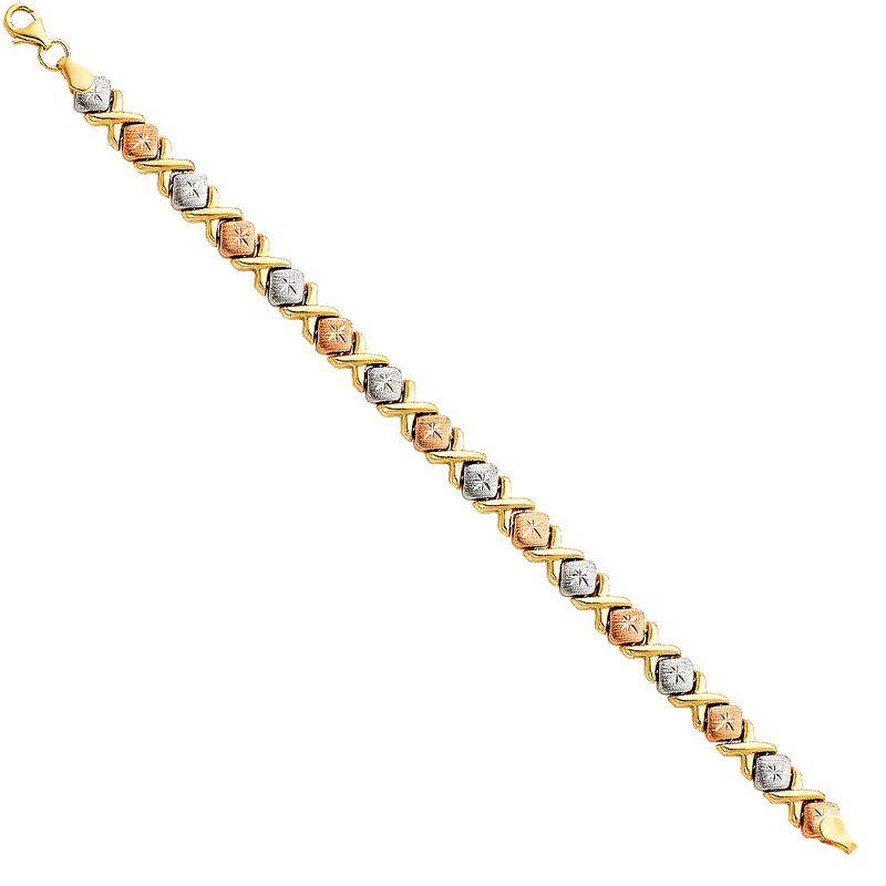 14K 3C Light Stampato Bracelet