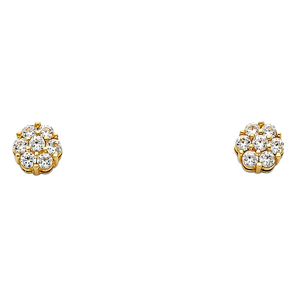 14KY CZ Earrings (ER321)