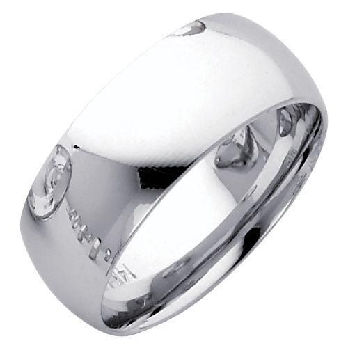 14KW 8mm Comfort Fit Wedding Band