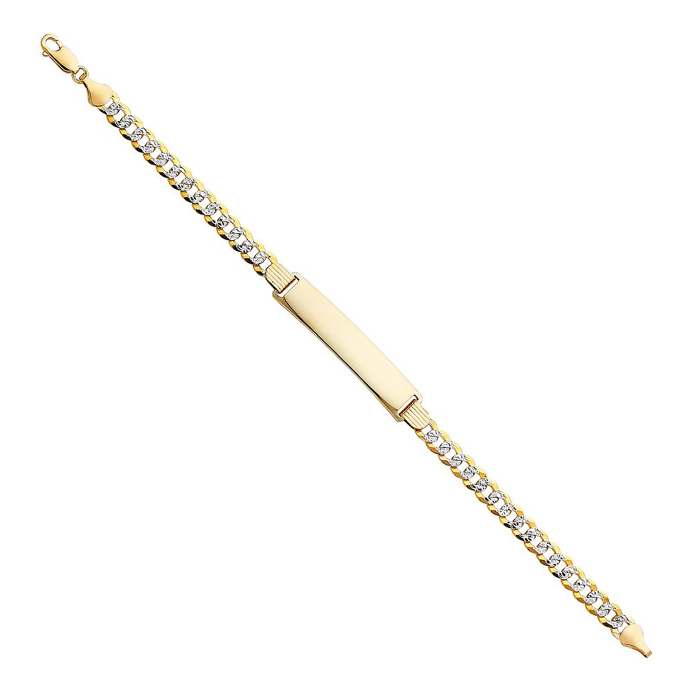 14K Cuban 150 WP ID Bracelet