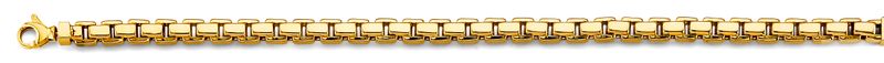 14KY 5.4mm Hollow Box Chain