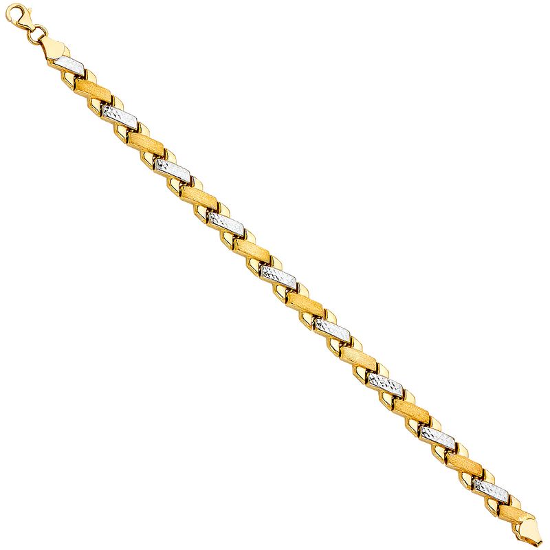 14K 2T Stampato Bracelet