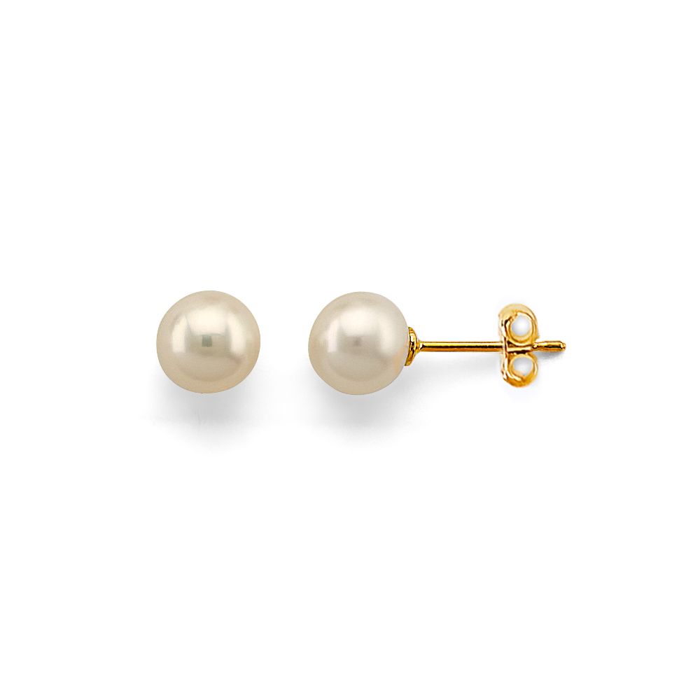 14KY Pearl Earrings (ER447)